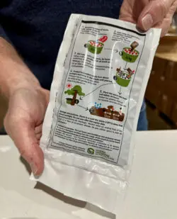 A micropack containing biological seed inoculant